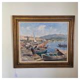 Vintage Tony Cardella original oil painting on canvas