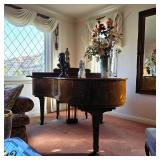 Gorgeous Wurlitzer G-461 grand piano in polished walnut