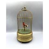 Lot # : 1 - W Germany Singing Bird in Cage Automaton