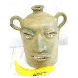 Lot # : 46 - 2006 Duncan Folk Art Face Jug