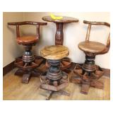 Lot # : 145 - Rustic Bar Set