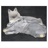 Lot # : 28 - Lalique Happy & Heggie Crystal Cats