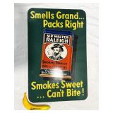 Lot # : 59 - Sir Walter Raleigh Tobacco Tin Advert Sign