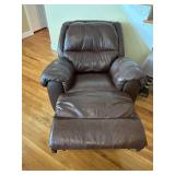 Comfortable Leather Power Recliner