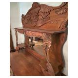 A great selection of incredible antique, MCM and vintage furniture throughout the home. 