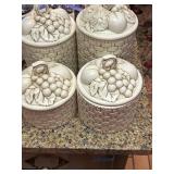 Fruit Design Canister Set 