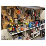 Assorted Tools, Hardware and Chemicals - HUGE Selection of Household and Construction Tools 