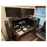 Desktop Computers and Desk - Office Equipment and Office Furniture 