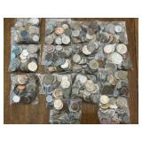 Half Pound Treasure Hunt Foreign Coin Bags 1800