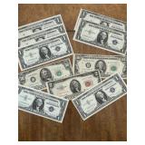 Consecutive Serial Number Notes and Star Notes - $1 to $100 Notes 