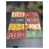 Incredible Vintage License Plate Collection 