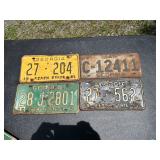 Incredible Vintage License Plate Collection 