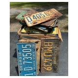 Incredible Vintage License Plate Collection 