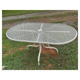Vintage Wrought Iron Patio Table