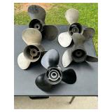 Assorted Aluminum and Stainless Steel Propellers