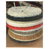 Floor Machine Cleaning Pads and Rotary Scrub Brushes