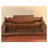Vintage Wooden Desk Organizer 