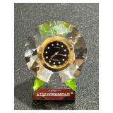 Diamond-Shaped Quartz Desk Clock 
