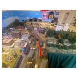 CUSTOM MODEL RAILROAD LAYOUT AND TOPSIDE CREEPER LADDER