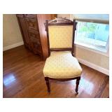 Victorian Carved Wood Side Chair
