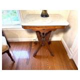 Victorian Marble Top Side Table