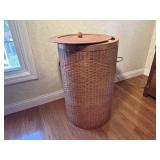 Woven Wicker Laundry Hamper