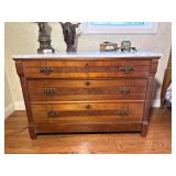 Antique Marble-Top Dresser
