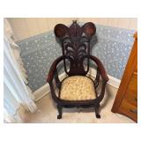 Victorian Ornate Wooden Chair