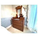 Antique Dresser with Mirror