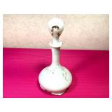 Antique Victorian Milk Glass Barber Bottle/Decanter