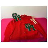 Vintage Oak Harbor High School 1953 Letterman Sweater & Additional Lettering