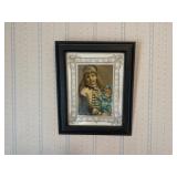 Victorian Gibson & Co. Girl with Doll Framed Print