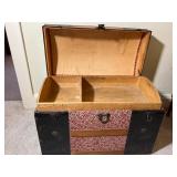 Vintage Cedar Storage Trunk with double openings with both Keys-Rare