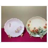 Hand-Painted Bavarian Porcelain Plates