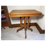 Antique Marble Top Accent Table