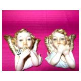 Vintage Hand-Painted Porcelain Vases