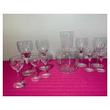 Oak Harbor Fuchsia Glass Plates