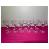 Oak Harbor Glassware -Fuchsia Design
