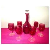Cut Glass Crystal Cruet