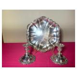 Vintage Brass Cup & Saucer Holder-Ornate Peacock Design-Japan