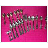 Vintage Community Plate Silverware Set with Case