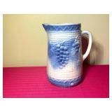 Antique North Star Stoneware Pottery Pitcher