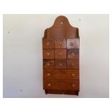 Vintage Wooden Spice Cabinet