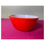 Vintage Pyrex Red Mixing Bowl