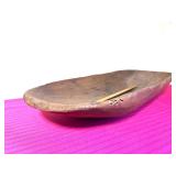 Antique Wooden Dough Bowl