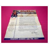1946 Captain Marvel Club Letter