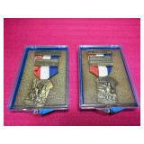 1964-1965 NRA Shooting Medals with Original Packaging