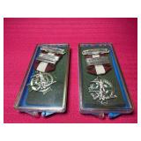Oak Harbor Conservation Club Shooting Medals 1966 in Original Packaging