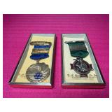 1965 Oak Harbor Conservation Club Medals in Original Packaging