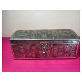 Vintage Holland Metal Treasure Chest